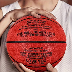 Durable PU Leather Basketball for Training & Competition