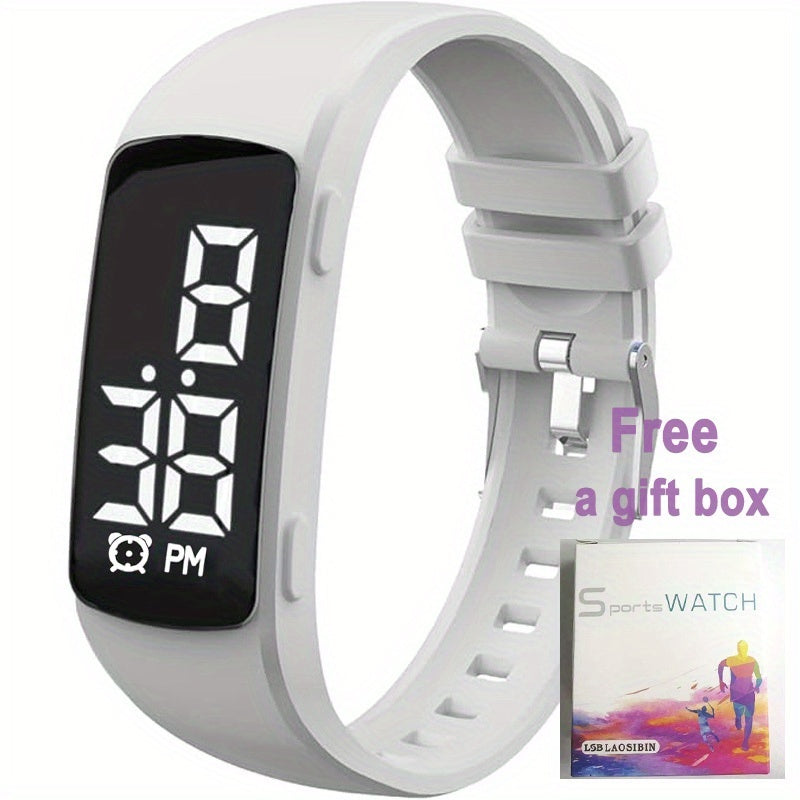 Smart Fitness Watch for Teenagers - Digital Alarm Stopwatch Pedometer