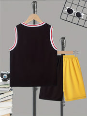 BROOKLYN 231 Kids Basketball 2 pc Outfits Tank & Shorts Set