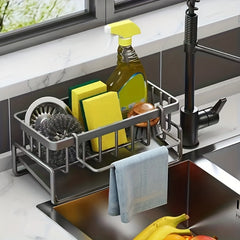 Kitchen Sink Storage Rack Sponge Holder Organizer Drain Rack