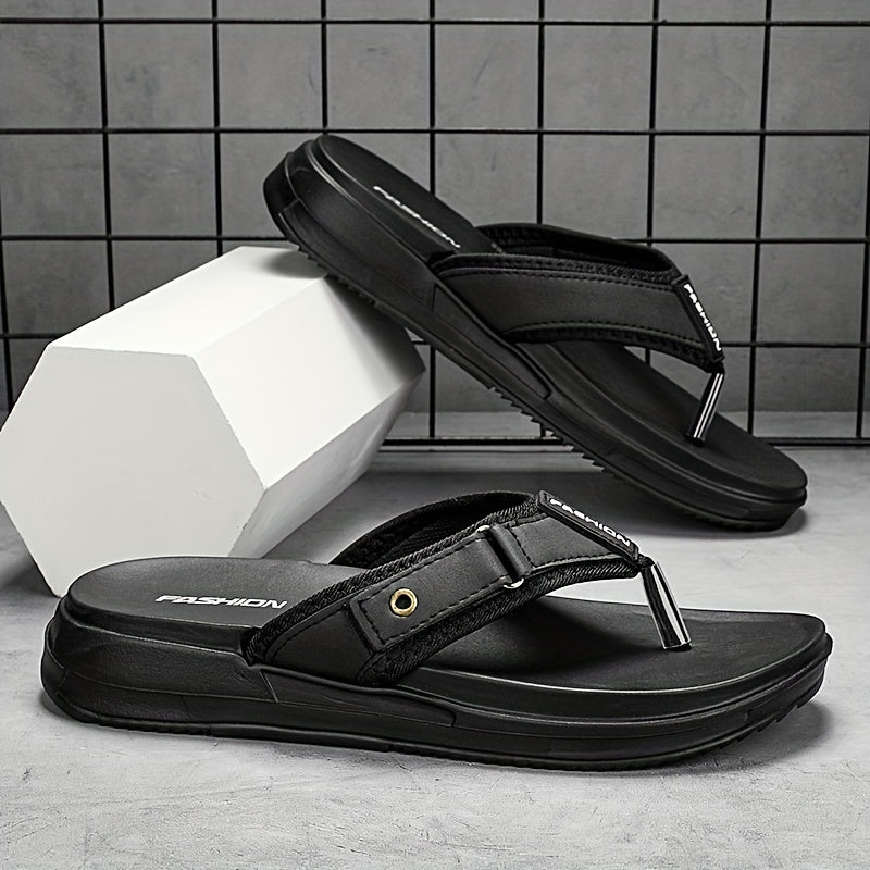 Men's Thong Platform Sandals Casual Non Slip Flip flops Shoes