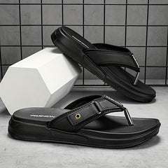 Men's Thong Platform Sandals Casual Non Slip Flip flops Shoes
