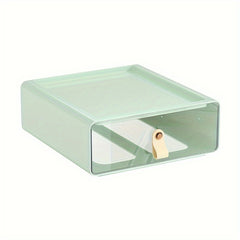 Desktop Office Organizer Storage Box Transparent Office Drawer Desk