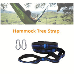 Heavy-Duty Canvas Hammock Straps for Outdoor Hanging