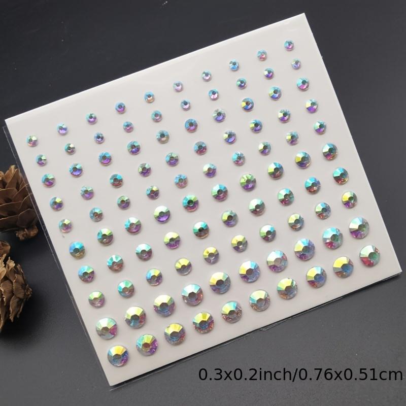 Colorful Rhinestone Sticker Charms for Face & Body Makeup