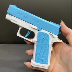 Gravity Turnip Gun Cub 1911 Mini 3D Gravity Smal Automatic Reloading Toy