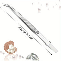 Adjustable Stainless Steel Sliding Clamps for Jewelry Making & Repair