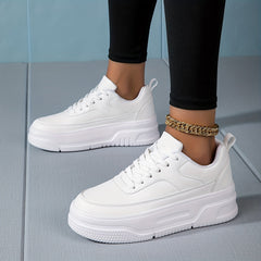 Women's Thick Bottom Skate Shoes Heightening Sneakers