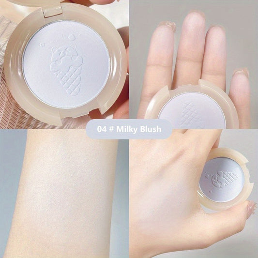 Matte Mineral Blush Powder Peach Blush Warm Bright Shimmer Face Blush