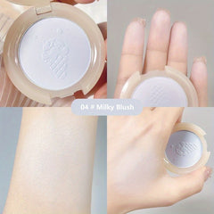 Matte Mineral Blush Powder Peach Blush Warm Bright Shimmer Face Blush