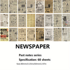 Past Notes Series Journal Diary Paper 60pcs