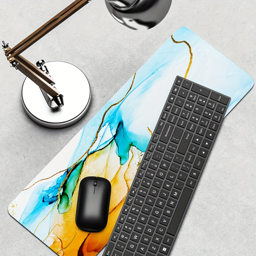 Abstract Marble Non-slip Mouse Pad for Home & Office Use
