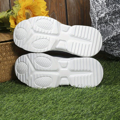 Women's Mesh Platform Sneakers Lace Up Outdoor Shoes