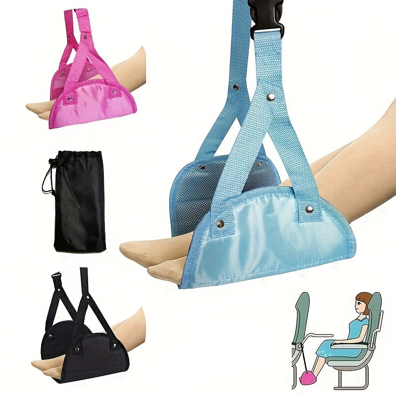 Airplane Footrest Hammock Leg Rest Travel Accessory