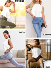 Yoga Tank Tops Sleeveless Hollow Out Fitness Sports Tops
