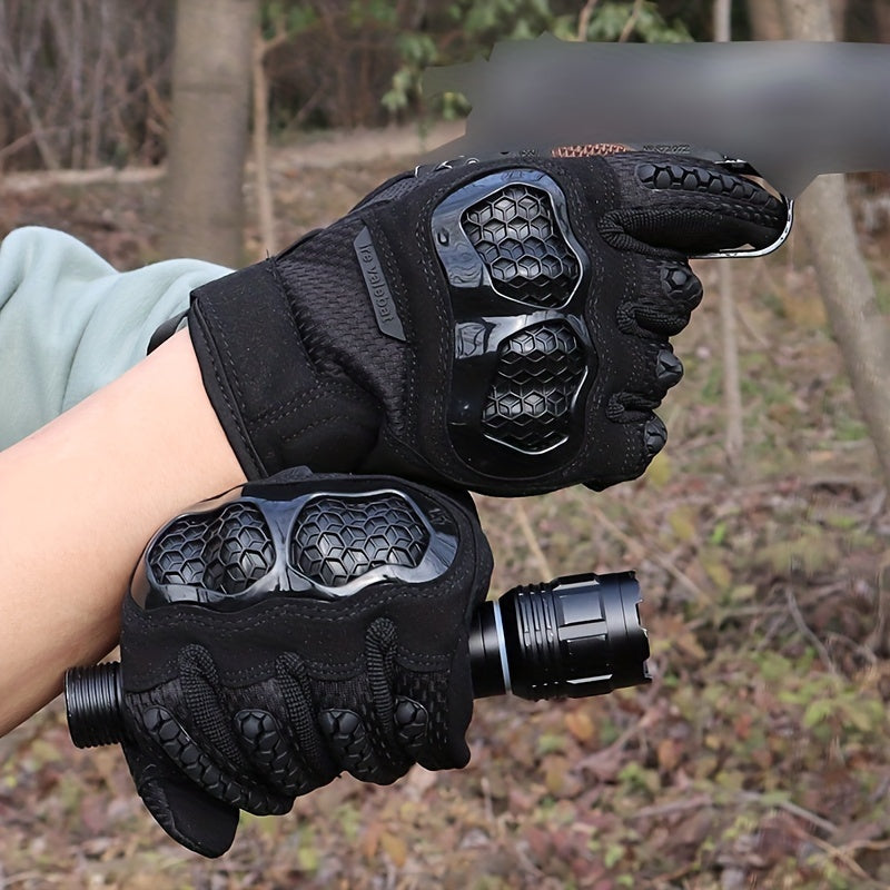 Paris Hard Knuckle Gloves Touch Screen Airsoft Cycling Motorcycle Riding Gloves