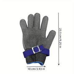 Cut Resistant Stainless Steel Wire Metal Mesh Safety Glove XL
