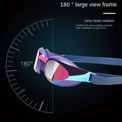 Professional Racing Training Waterproof Anti-fog Swim Glasses