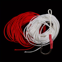 5m 196in 85in Red Braided Fishing Line 16 Strands PE Fishing Line