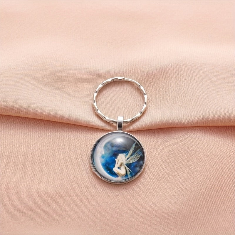 Enamel Keychain Pendant Girls' Jewelry Gift for Daughter