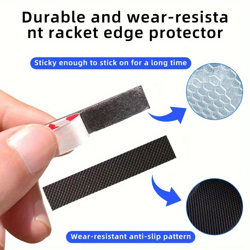 20pcs Pickleball Racket Edge Protector Silicone Anti Scratch Strip