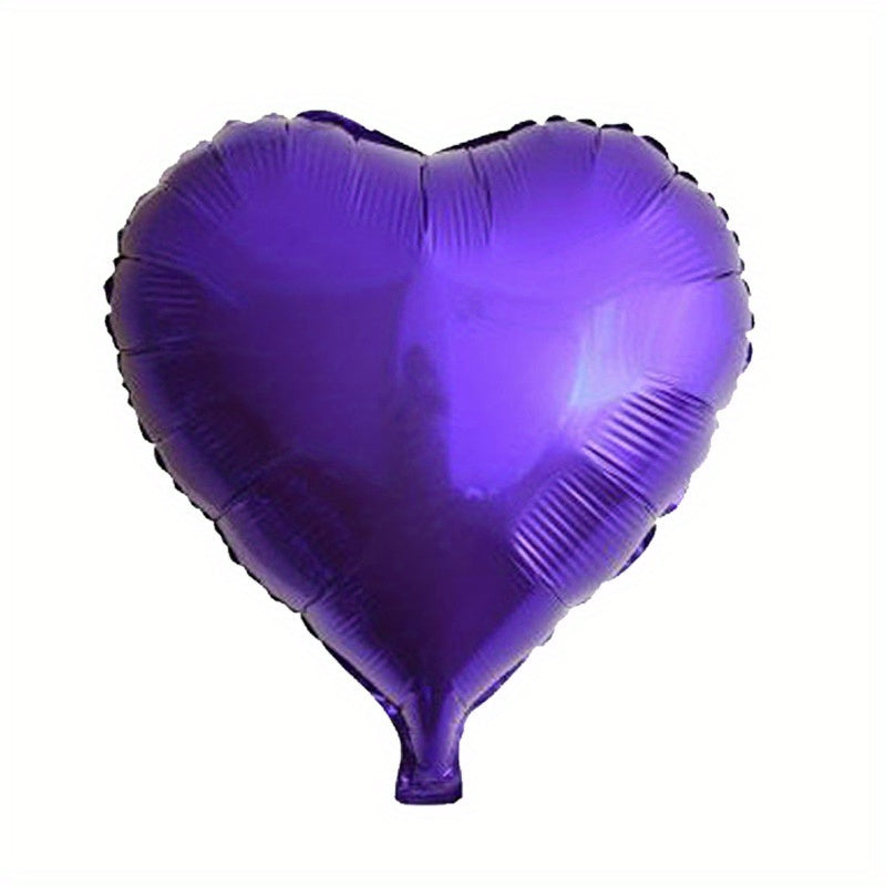Heart Shaped Aluminum Foil Balloon 45x72cm for Baby Shower Birthday Wedding