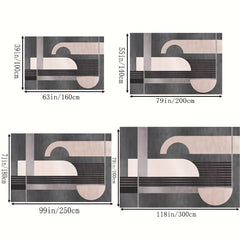 Soft Fluffy Plush Area Rugs Modern Shaggy Rugs for Bedroom Living Room