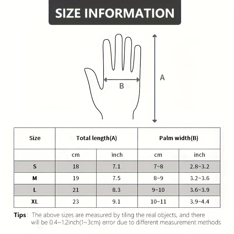 Touch Screen Cycling Gloves Waterproof Non-Slip Skiing Gloves