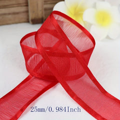 25mm Satin Edge Ribbon 5 Yards DIY Hair Bow Gift Wrapping Wedding