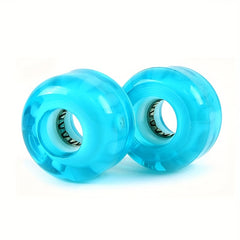 4pcs Flashing Skateboard Wheels 54mm with Tools - Fish Board & Pro Skateboard