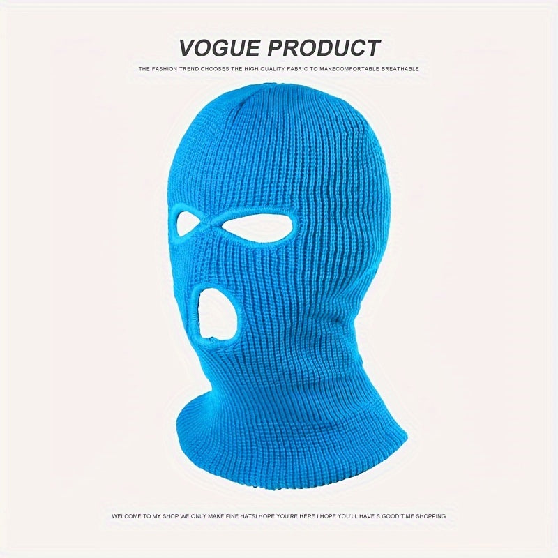 3-Hole Warm Headgear Skiing & Riding Face Cover