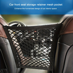 Car Seat Storage Net Pocket Double layer Retaining Net Car Accessories