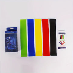 5pcs Latex Yoga Resistance Bands for Strength Train