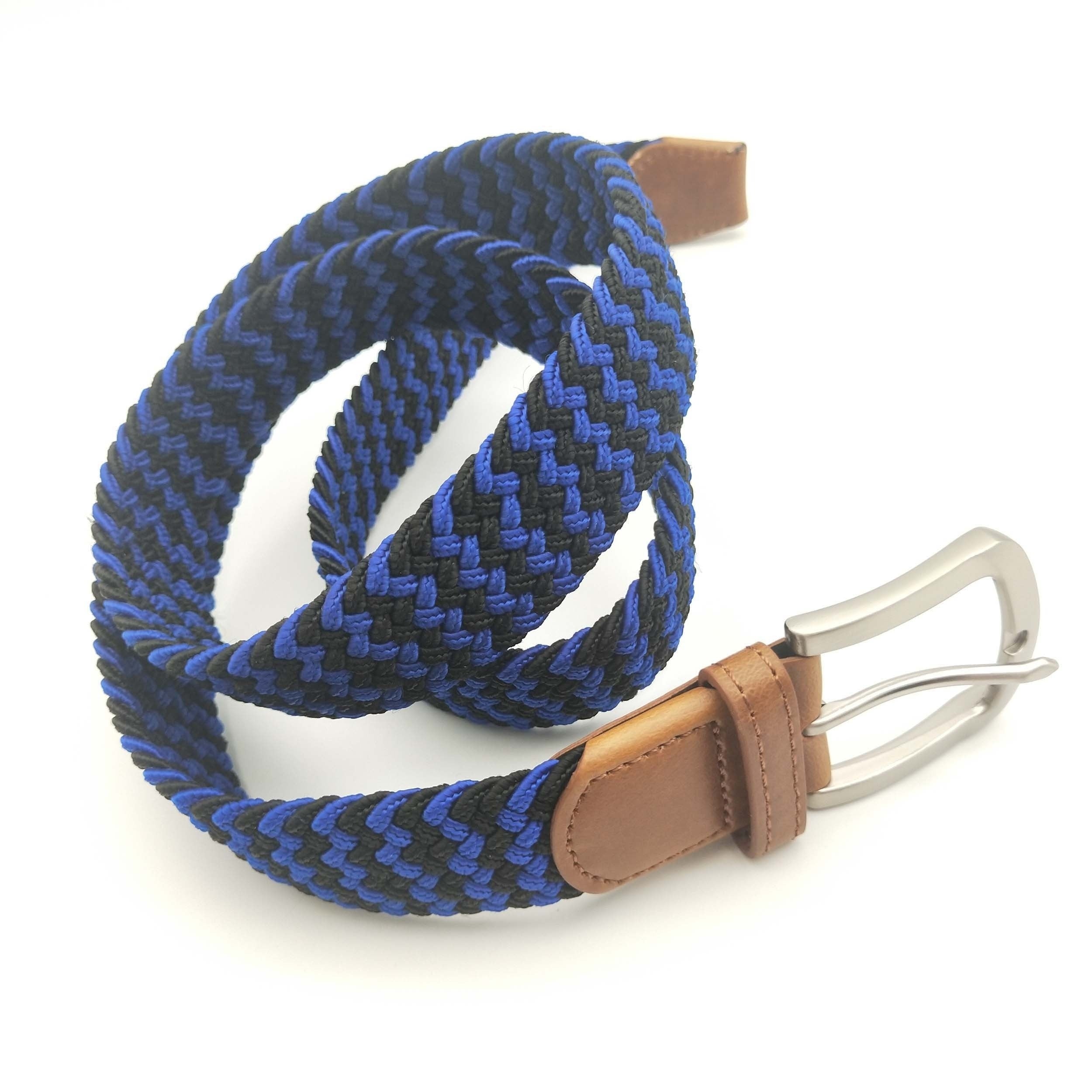 Men's Braided Elastic Belt Casual Decorative Accessories for Pants Jeans