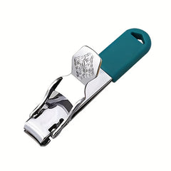 Stainless Steel Nail Clippers Key Ring - Thin, Portable, Travel-Friendly