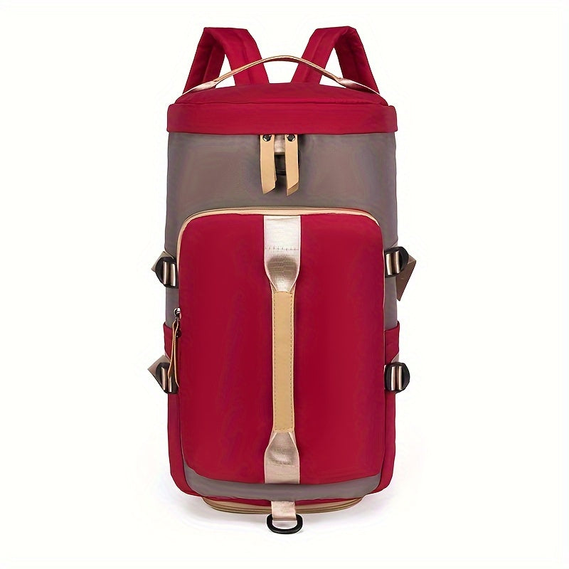 Large Capacity Storage Travel Bag Sports Yoga Backpack Wet Dry Separation