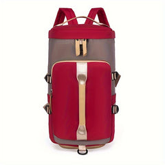 Large Capacity Storage Travel Bag Sports Yoga Backpack Wet Dry Separation