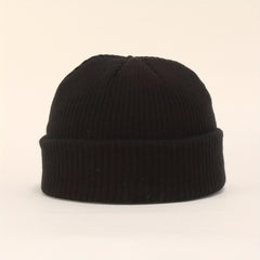 Unisex Solid Beanie Coldproof Warm Knit Hat Elastic Skull Cap