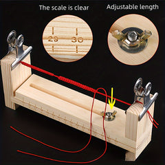 Hand Solid Wood Braiding Rope Halloween Year's Christmas Gift for Mom for Wives