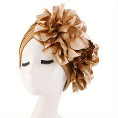 Double Flower Turban Headwrap Hat for Girls