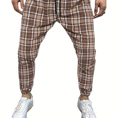 Men's Plaid Casual Slacks