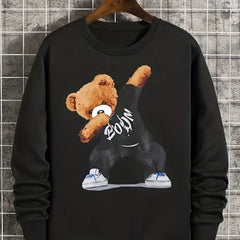 Kid's Cartoon Dancing Bear Sweatshirt