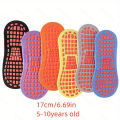 6 Pairs Non Slip Yoga Socks, Comfy Low Cut Pilates Socks with Grips