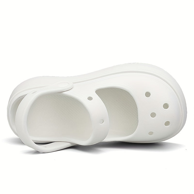 Women's Backless Clogs Hole Slides Outdoor Sandals