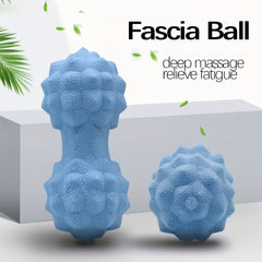 Peanut Massage Ball TPE Handheld Yoga Massage Ball for Shoulder Neck Back
