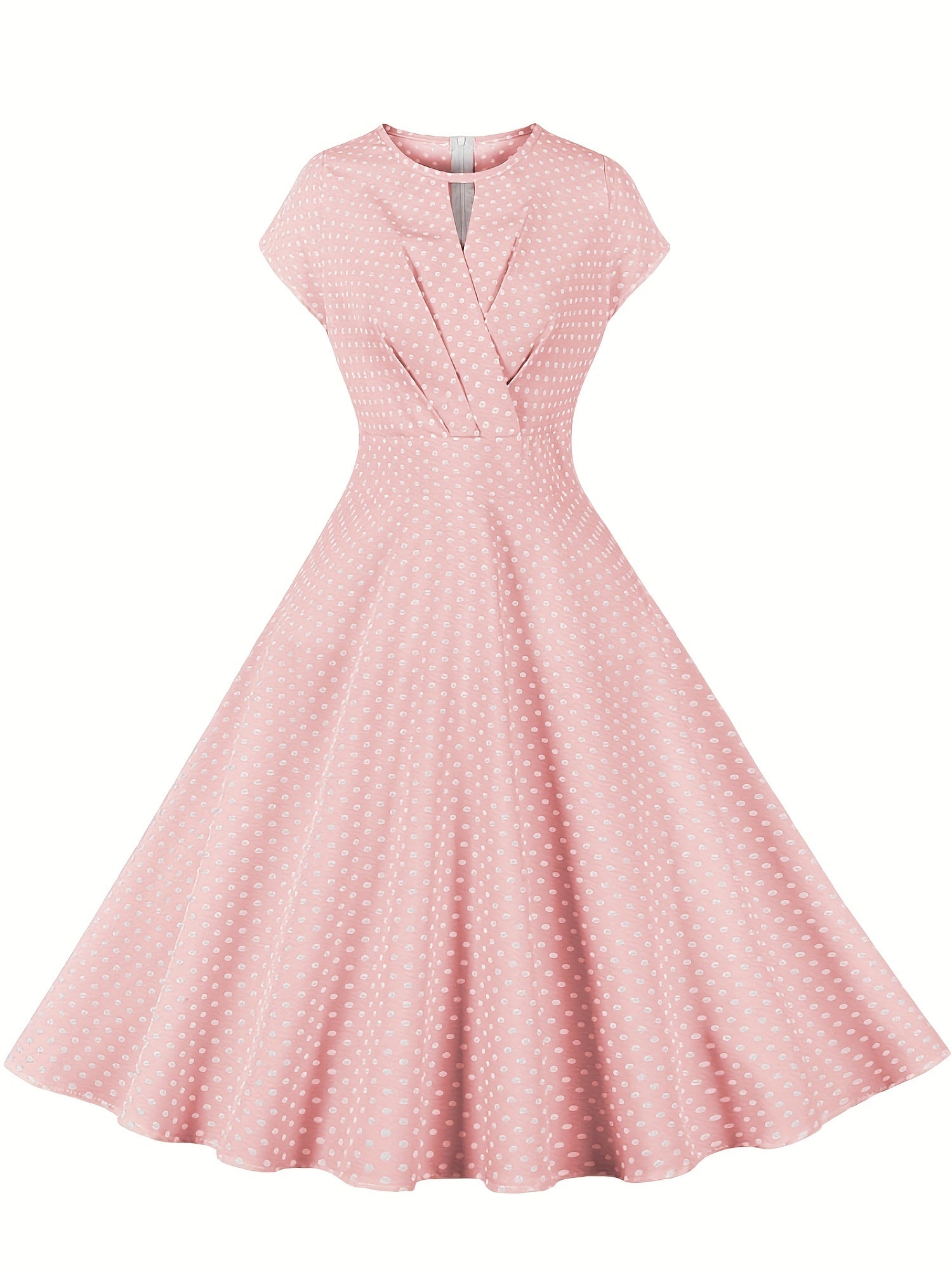 Women's Polka Dot Retro Swing Dress