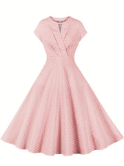 Women's Polka Dot Retro Swing Dress