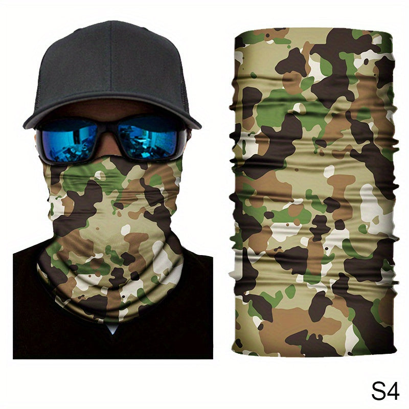 Camouflage Cycling Face Mask Military Scarf Neck Gaiter Balaclava