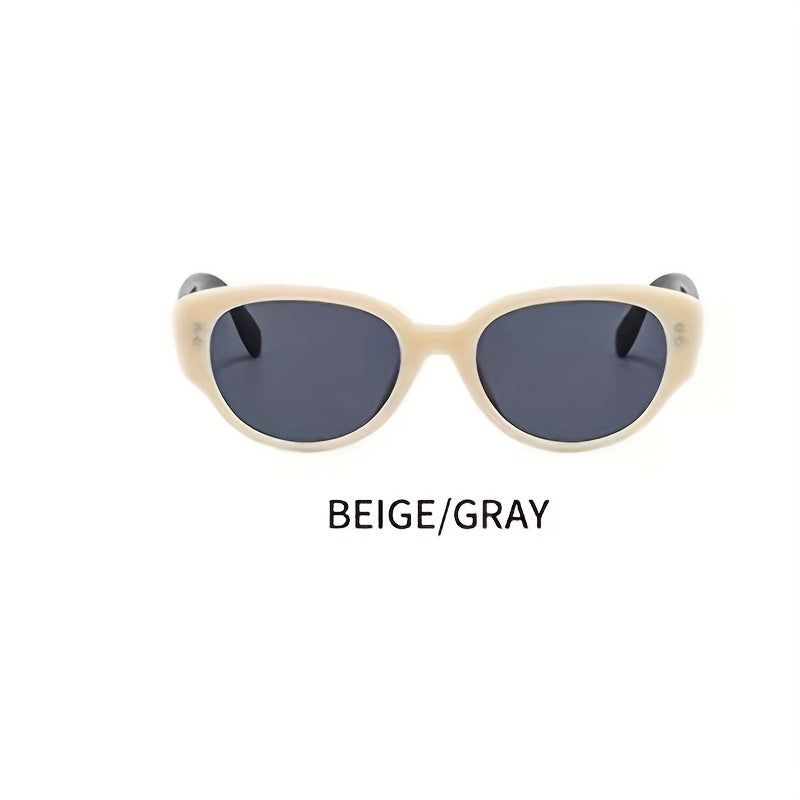 Street Style Sunglasses & Beige Eyewear Set