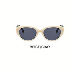 Street Style Sunglasses & Beige Eyewear Set